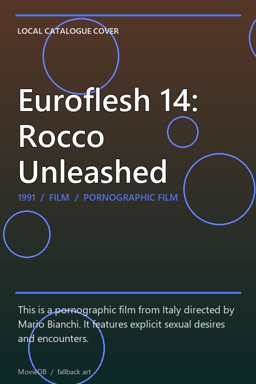 Euroflesh 14: Rocco Unleashed poster