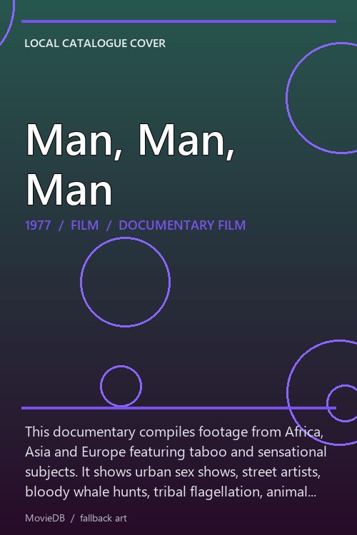 Man, Man, Man poster