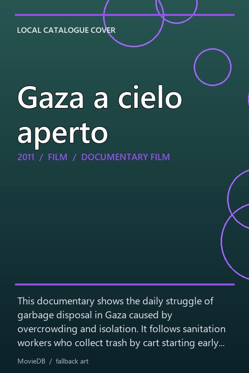 Gaza a cielo aperto poster
