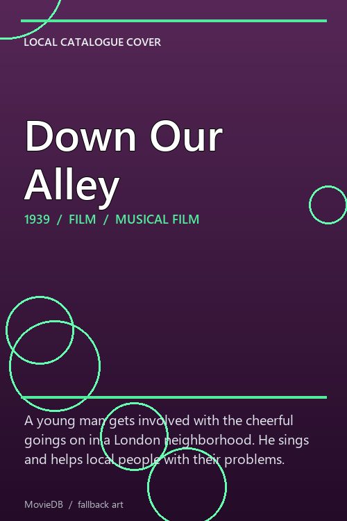 Down Our Alley poster