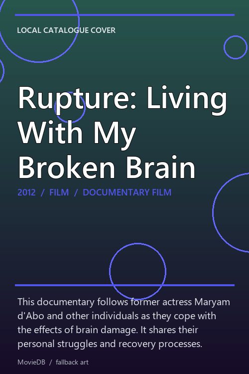 Rupture: Living With My Broken Brain poster