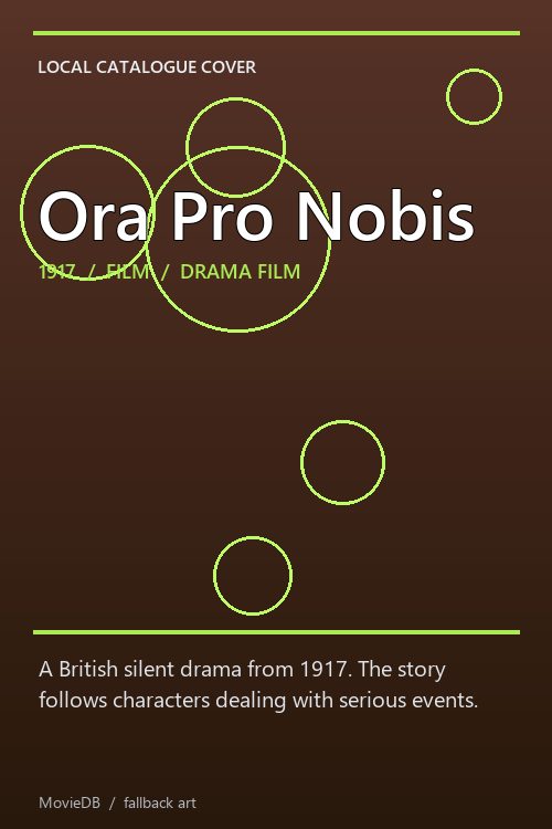 Ora Pro Nobis poster