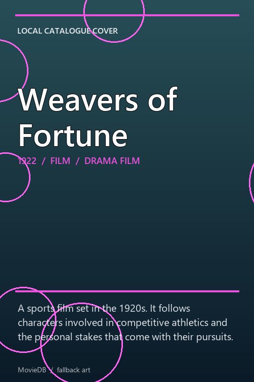 Weavers of Fortune poster
