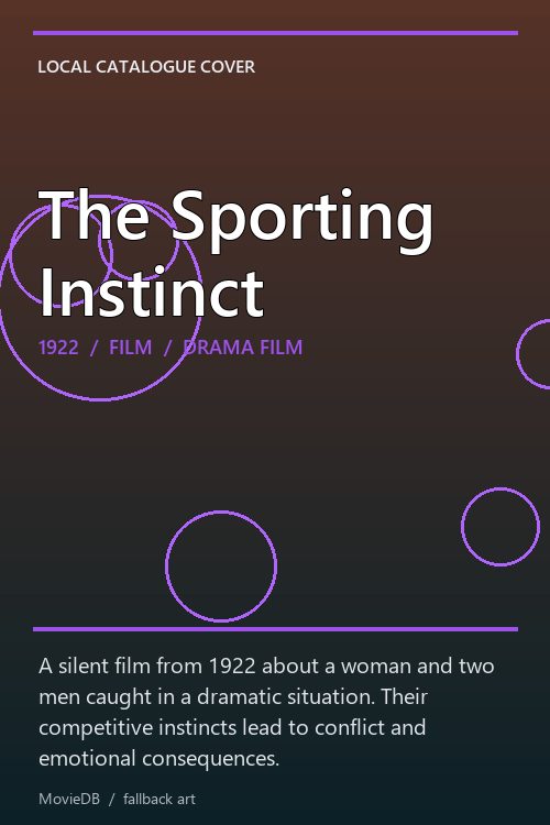The Sporting Instinct poster
