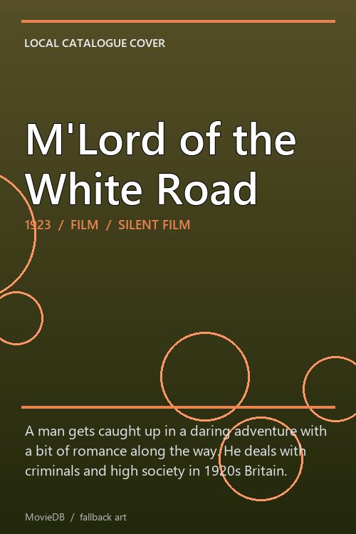 M'Lord of the White Road poster