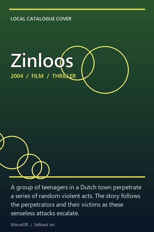 Zinloos poster