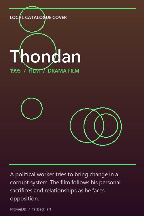 Thondan poster
