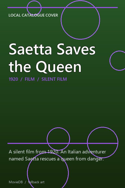 Saetta Saves the Queen poster