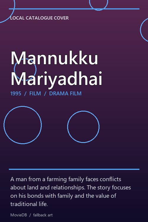 Mannukku Mariyadhai poster