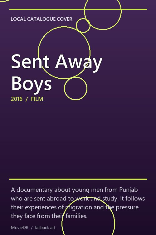 Sent Away Boys poster