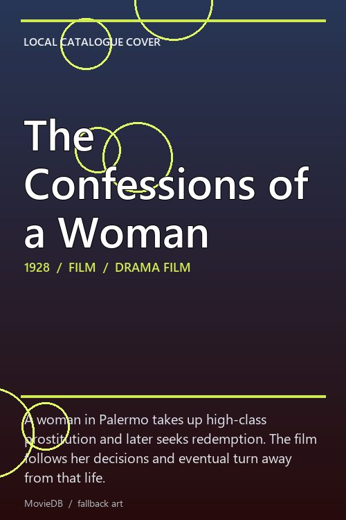 The Confessions of a Woman poster