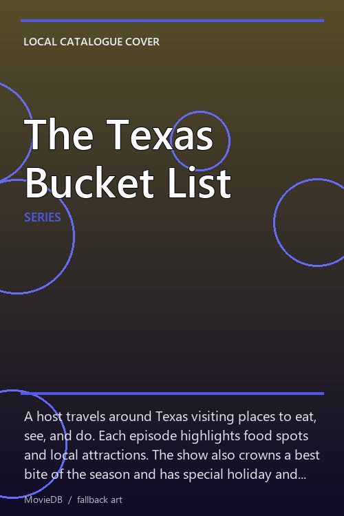 The Texas Bucket List poster