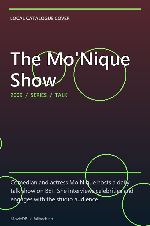 The Mo'Nique Show poster