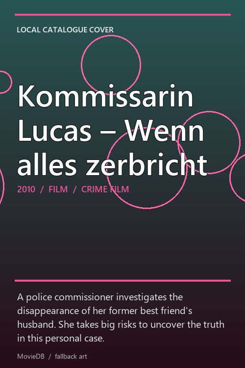 Kommissarin Lucas – Wenn alles zerbricht poster