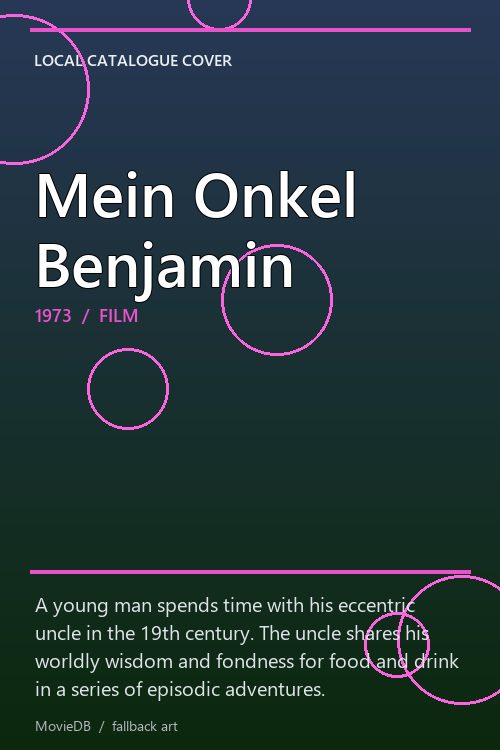 Mein Onkel Benjamin poster