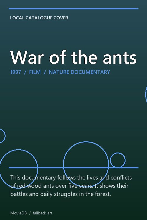 War of the ants poster