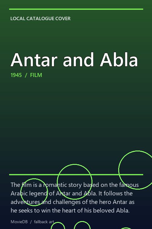 Antar and Abla poster