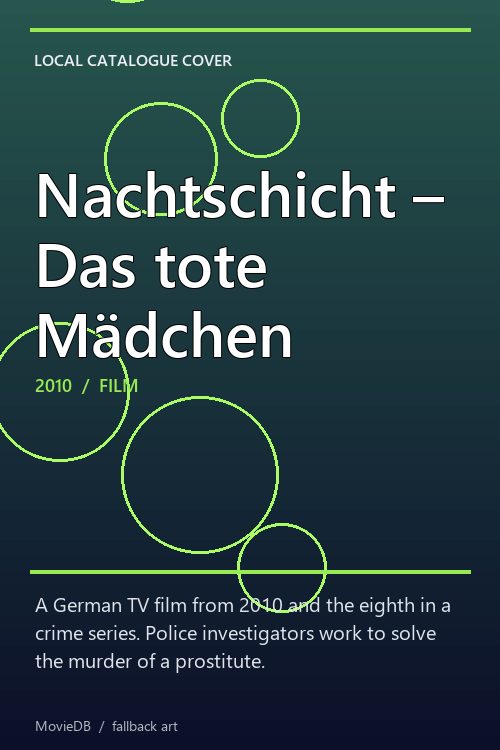 Nachtschicht – Das tote Mädchen poster