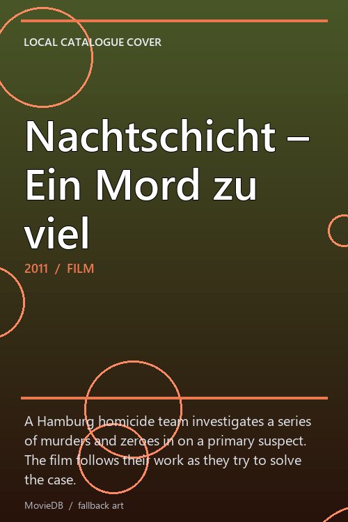 Nachtschicht – Ein Mord zu viel poster