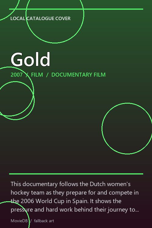 Gold poster