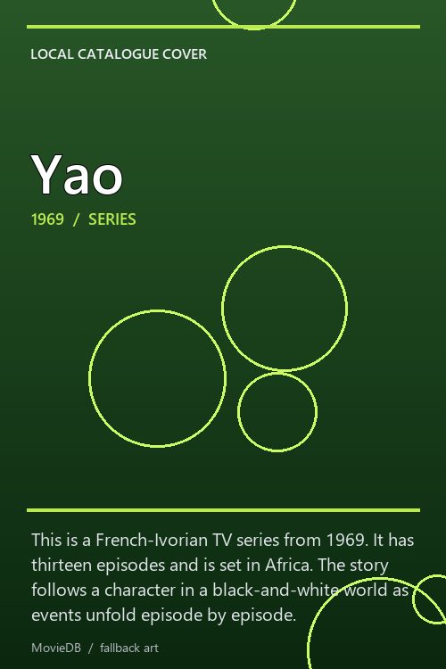 Yao poster