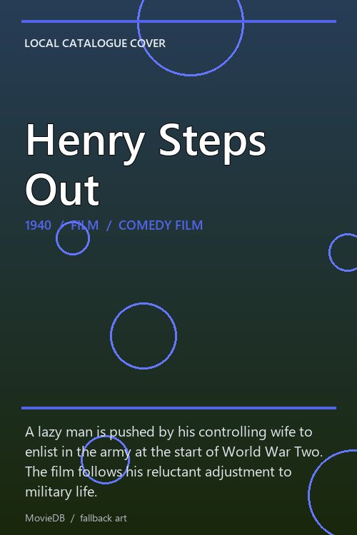 Henry Steps Out poster