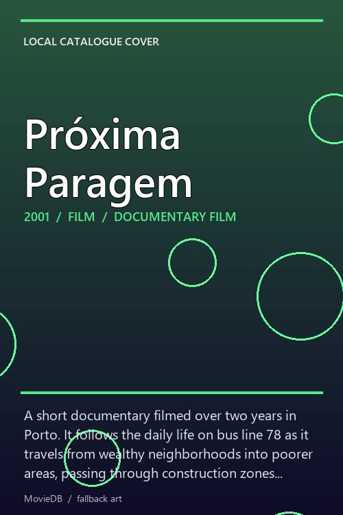 Próxima Paragem poster
