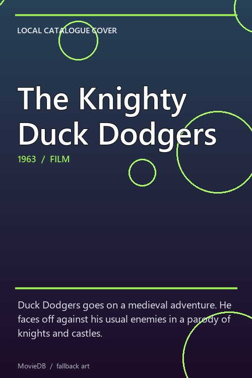 The Knighty Duck Dodgers poster