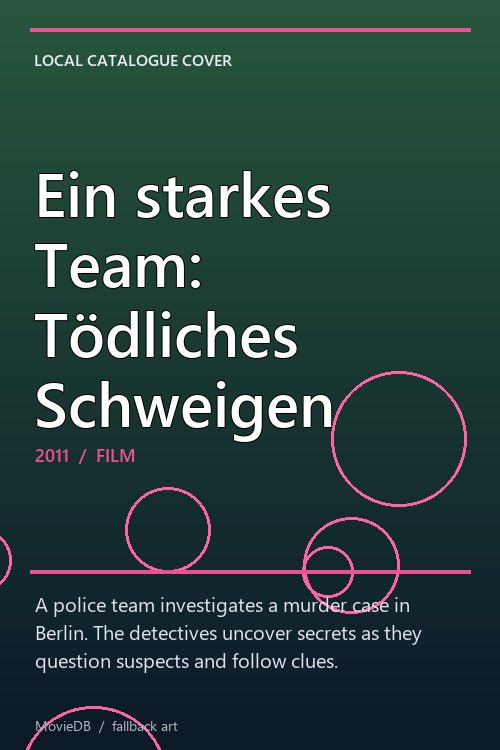 Ein starkes Team: Tödliches Schweigen poster