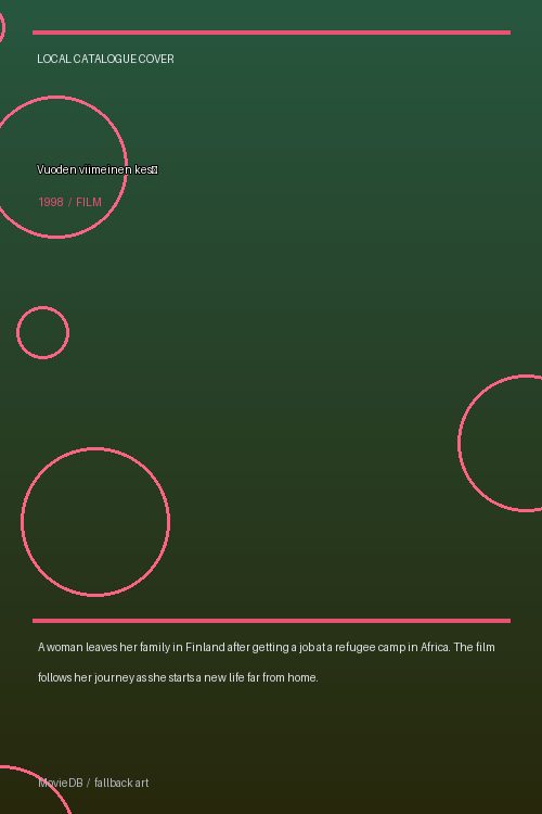 Vuoden viimeinen kesä poster