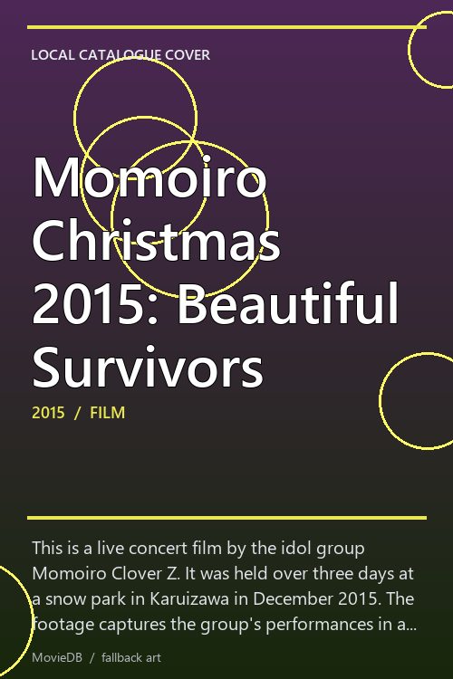 Momoiro Christmas 2015: Beautiful Survivors poster
