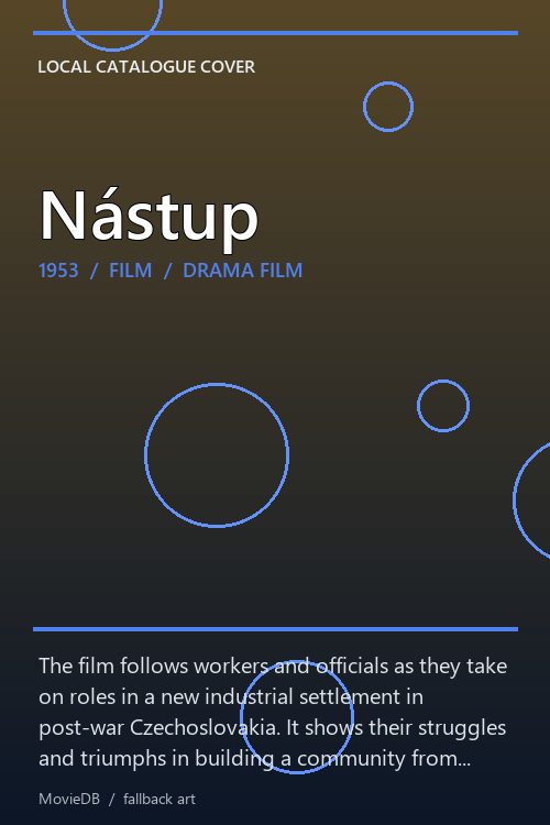 Nástup poster