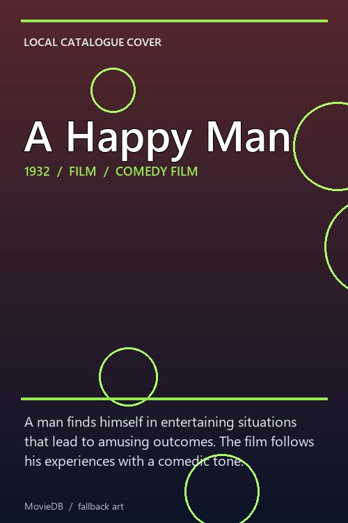 A Happy Man poster