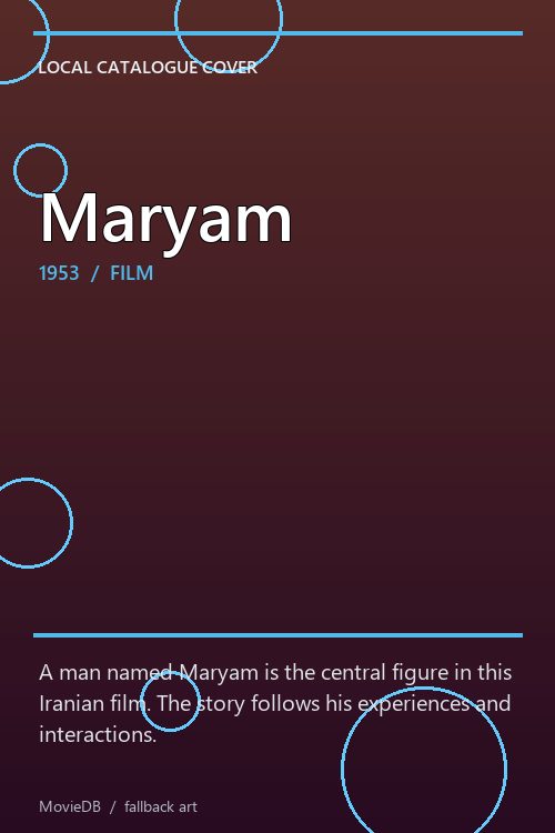 Maryam poster