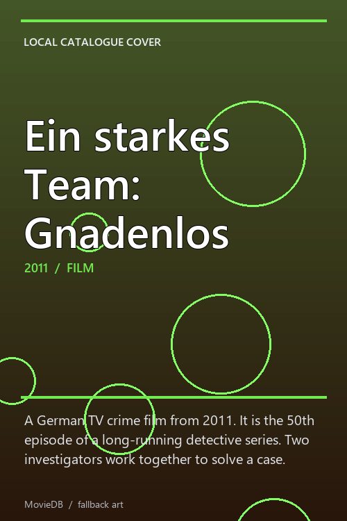 Ein starkes Team: Gnadenlos poster