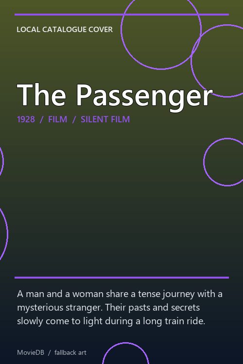 The Passenger poster