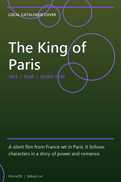 The King of Paris poster