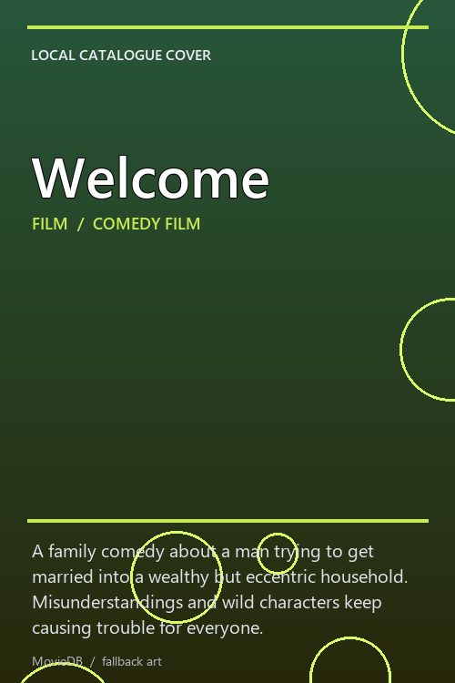 Welcome poster