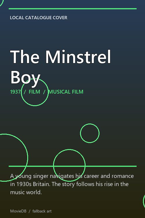 The Minstrel Boy poster