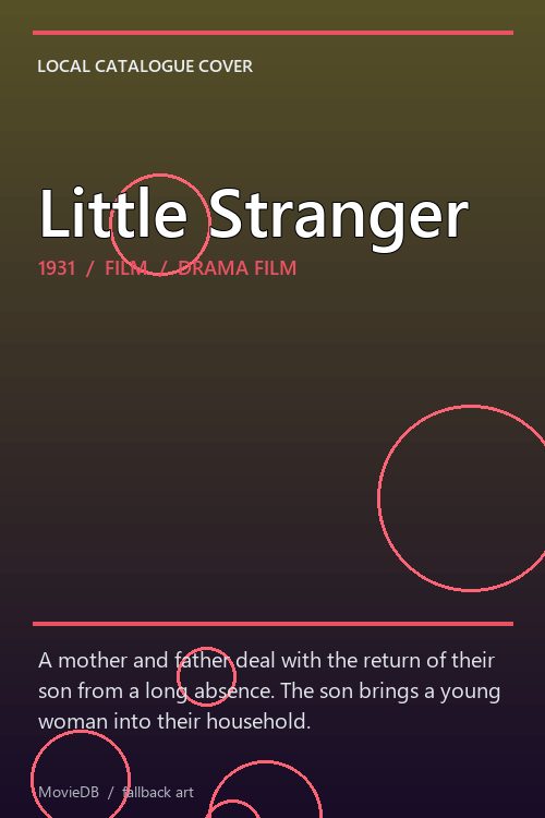 Little Stranger poster