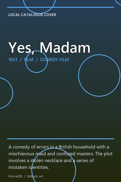 Yes, Madam poster