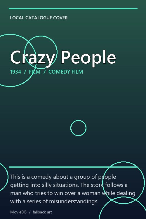 Crazy People poster