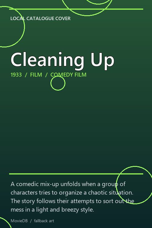Cleaning Up poster