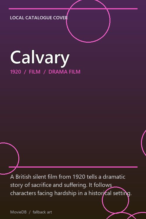 Calvary poster