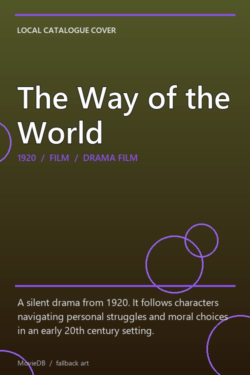The Way of the World poster