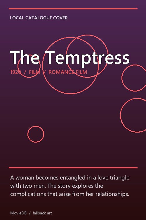 The Temptress poster