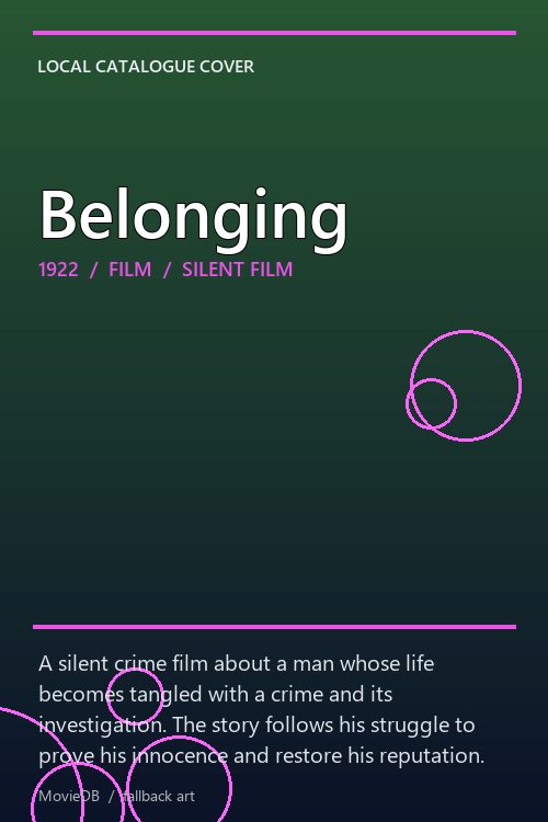Belonging poster