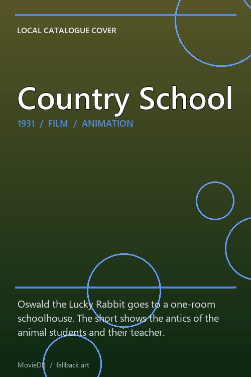 Country School poster