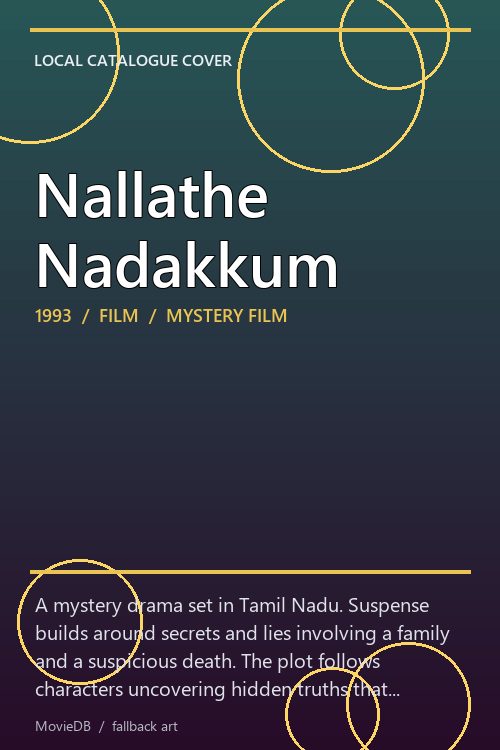 Nallathe Nadakkum poster