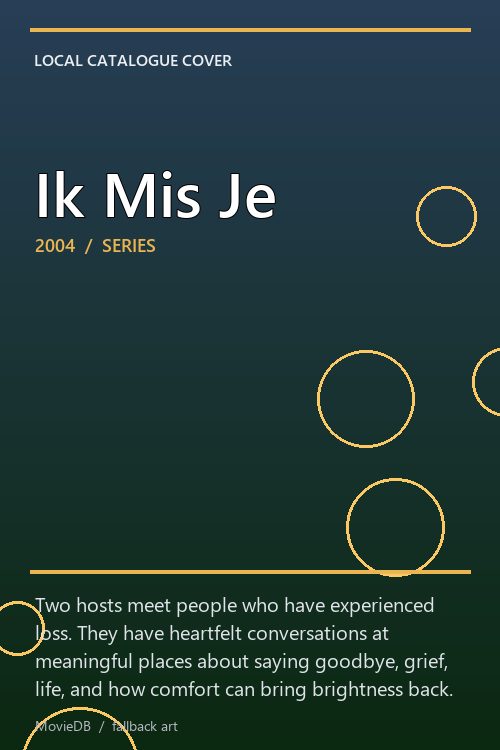 Ik Mis Je poster